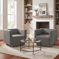 Jamie Swivel Arm Chair