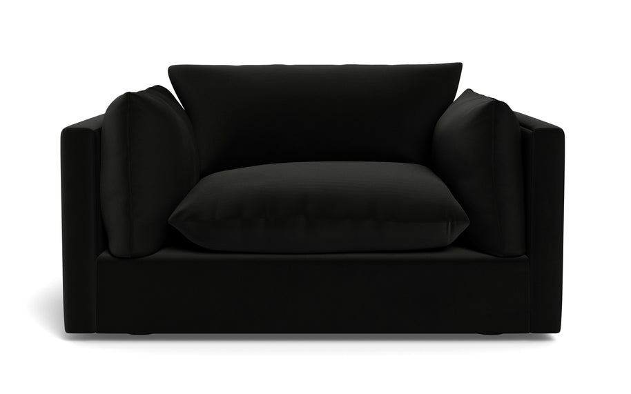 Jaycee Chair-Fabric-Superb Gun Metal-MAK Modern