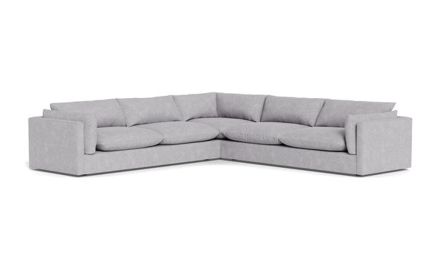 Jaycee Corner Sectional-Fabric Sectional-Travis Pewter-MAK Modern