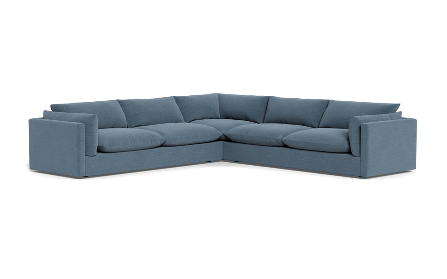 Jaycee Corner Sectional-Fabric Sectional-Elliot French Blue-MAK Modern