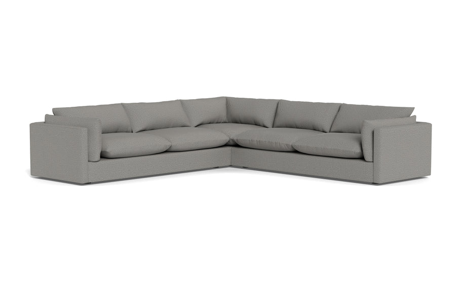 Jaycee Corner Sectional-Fabric Sectional-Alley Pepper-MAK Modern