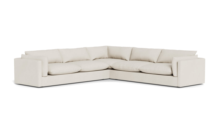Jaycee Corner Sectional-Fabric Sectional-Curious Snow-MAK Modern