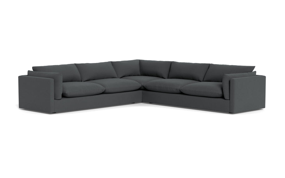 Jaycee Corner Sectional-Fabric Sectional-Peyton Pepper-MAK Modern
