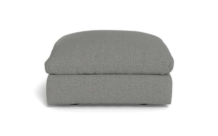 Jaycee Ottoman-Superb Gun Metal-MAK Modern