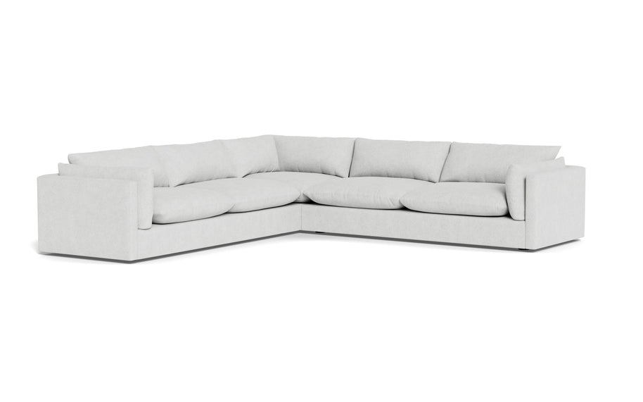 Jaycee Corner Sectional-Fabric Sectional-Elliot Dove-MAK Modern