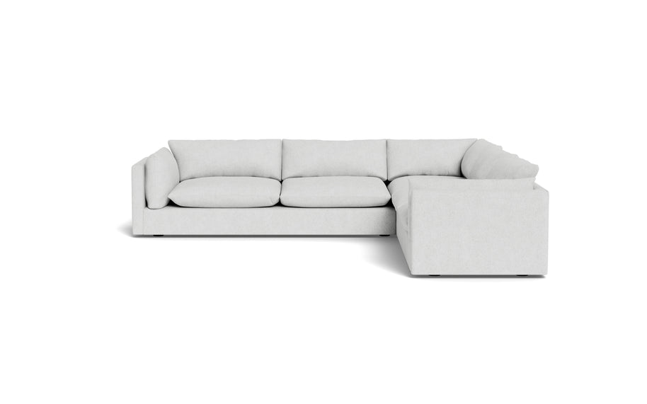 Jaycee Corner Sectional-Fabric Sectional-Elliot Dove-MAK Modern