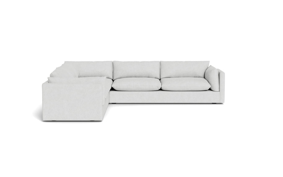 Jaycee Corner Sectional-Fabric Sectional-Elliot Dove-MAK Modern