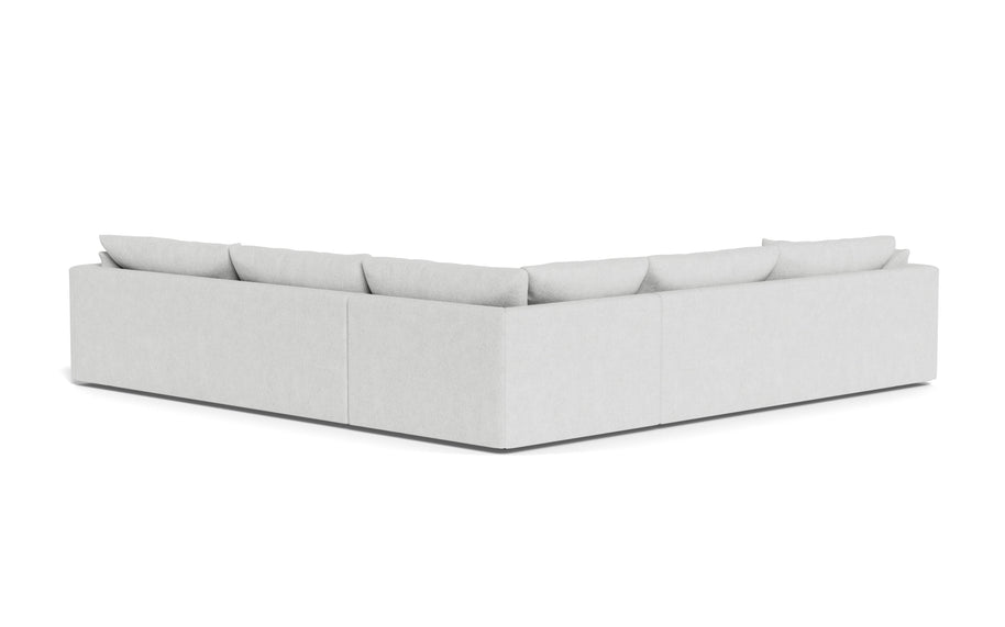 Jaycee Corner Sectional-Fabric Sectional-Elliot Dove-MAK Modern