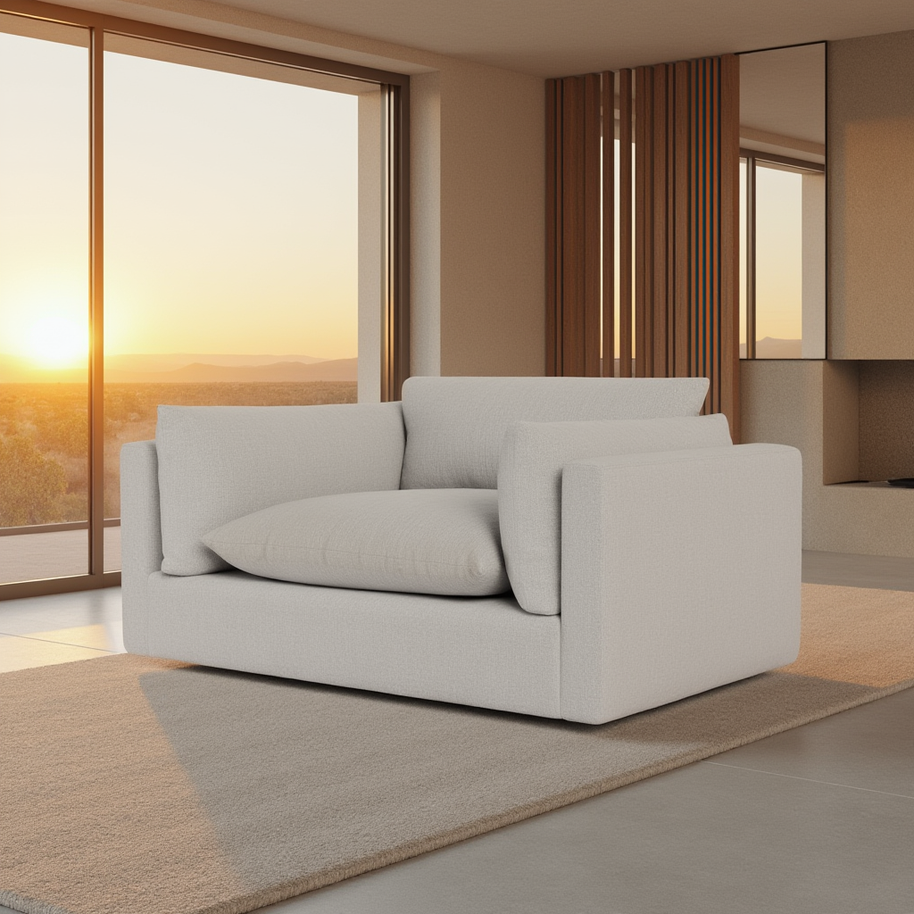 Jaycee Chair-Fabric-Elliot Dove-MAK Modern