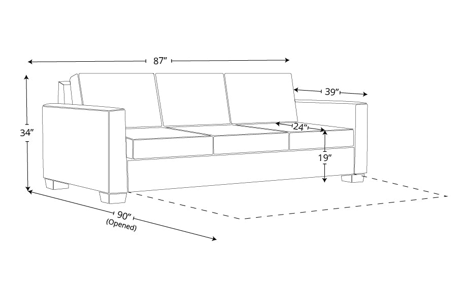 Jett Queen Sleeper Sofa