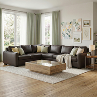 Jett Leather Corner Sectional