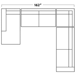 King Kai  L Sectional w Left Chaise