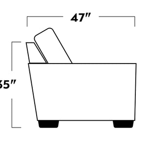 King Kai  L Sectional w Left Chaise