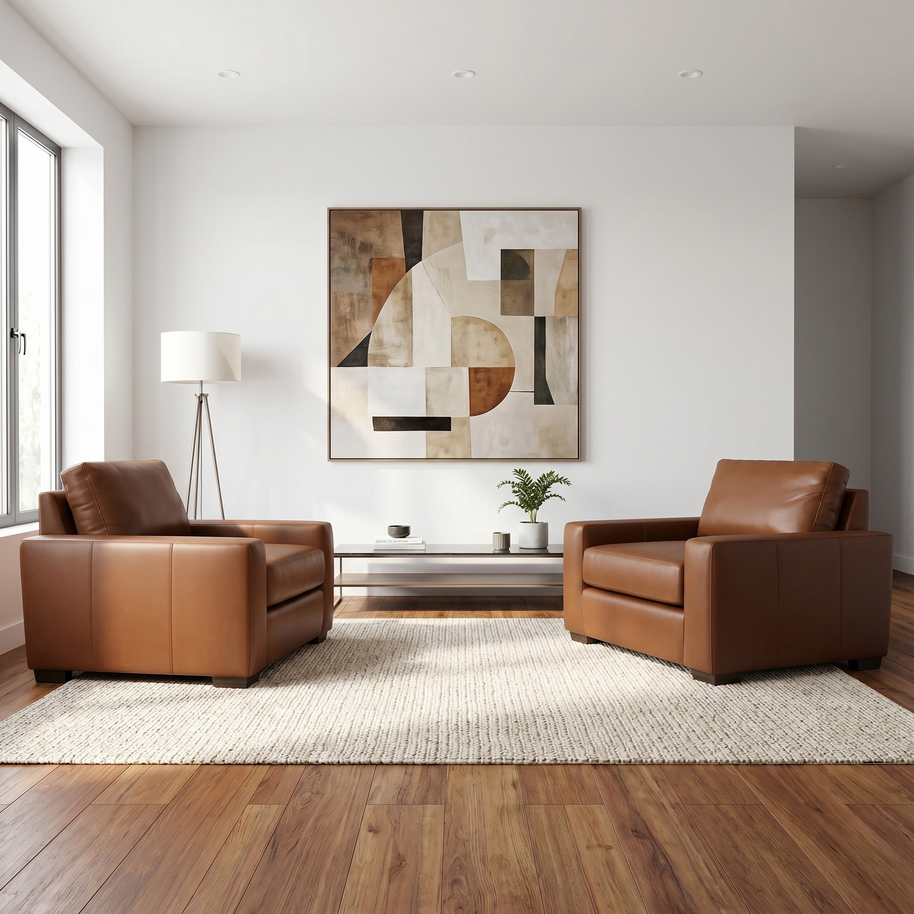 Kai Leather Arm Chair