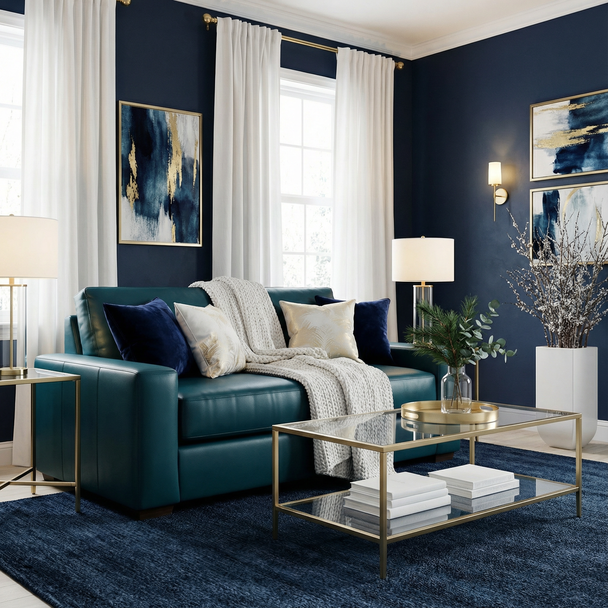 Kai Leather Loveseat