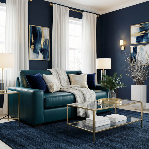 Kai Leather Loveseat