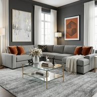 King Kai Corner Sectional With Right Chaise