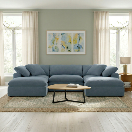 Kooper 3 Piece Sofa With Double Ottoman