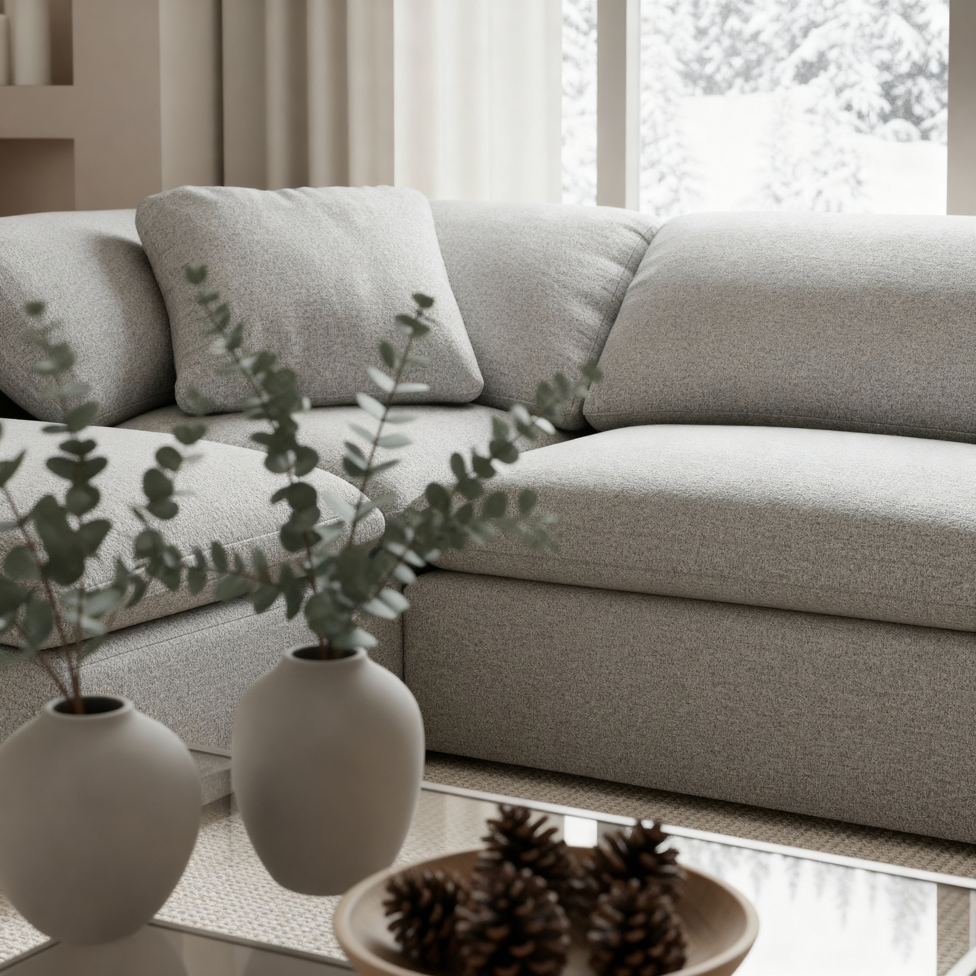 Kooper 3 Piece Sofa With Double Ottoman