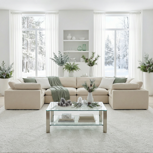 Kooper 4 Corner U Sectional