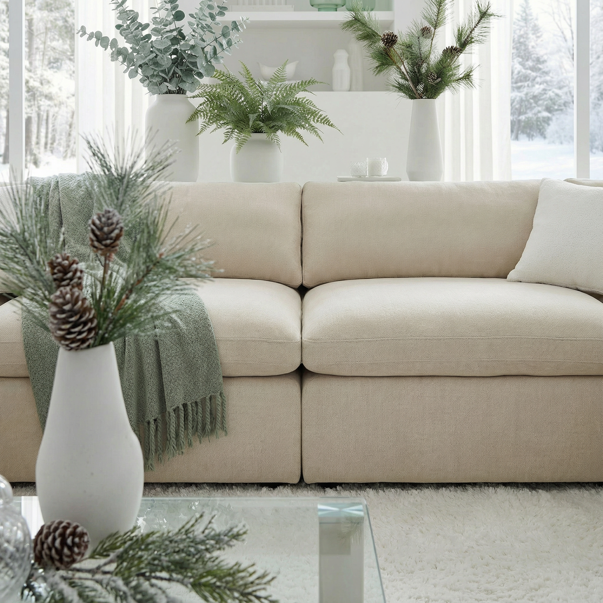 Kooper 4 Corner U Sectional