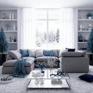 Kooper 6pc Sectional With Ottoman