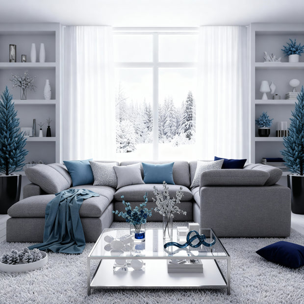 Kooper 6pc Sectional With Ottoman