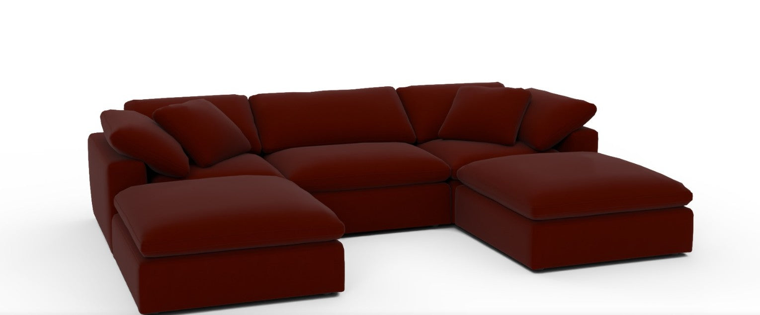 Kooper 3 Piece Sofa With Double Ottoman