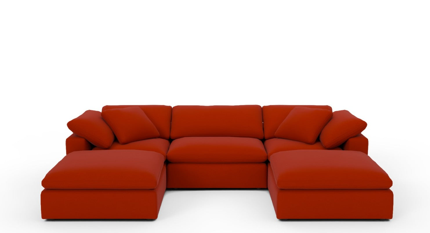 Kooper 3 Piece Sofa With Double Ottoman