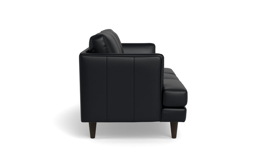 Skyline Leather Sofa-Leather Sofa-Tribeca Black Leather-MAK Modern