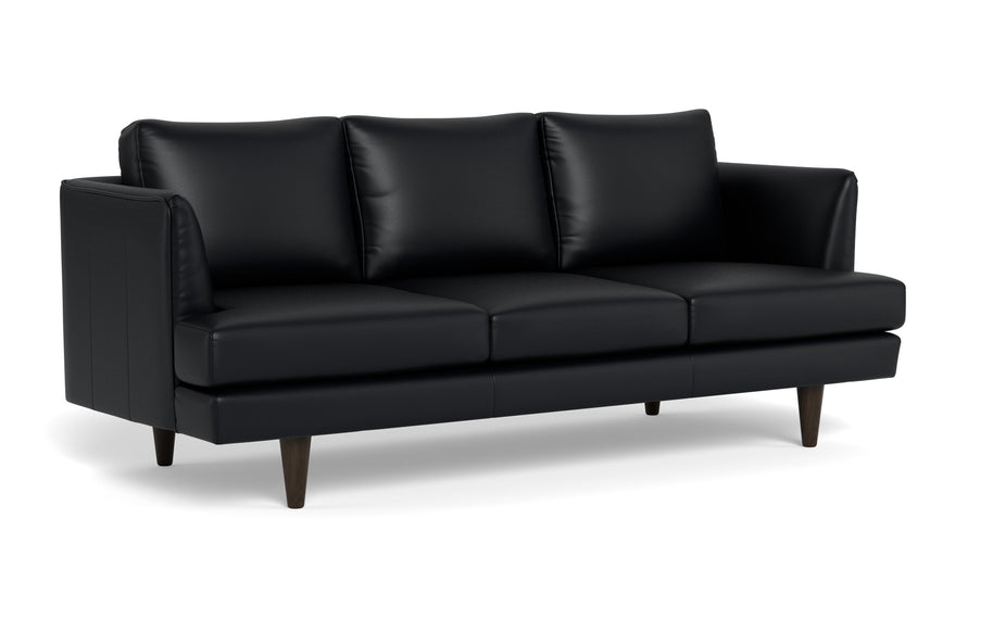 Skyline Leather Sofa-Leather Sofa-Tribeca Black Leather-MAK Modern