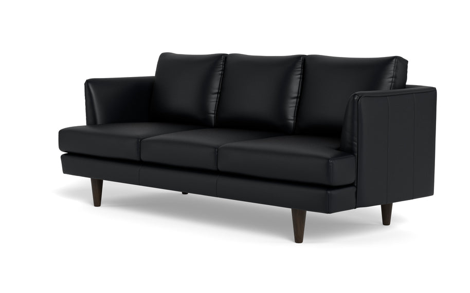 Skyline Leather Sofa-Leather Sofa-Tribeca Black Leather-MAK Modern