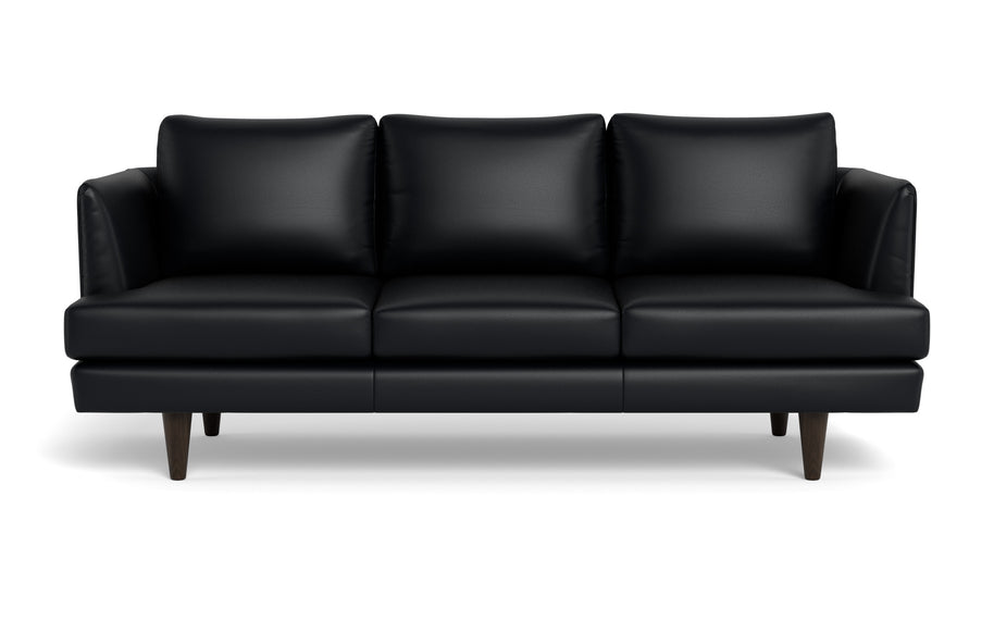 Skyline Leather Sofa-Leather Sofa-Tribeca Black Leather-MAK Modern
