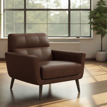 High Level Leather Arm Chair