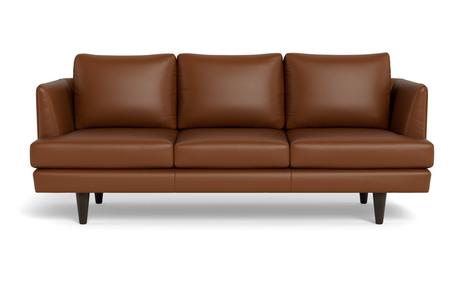 Skyline Leather Sofa-Leather Sofa-Tribeca Chestnut Leather-MAK Modern