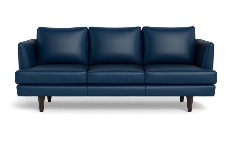 Skyline Leather Sofa-Leather Sofa-Tribeca Cobalt-MAK Modern