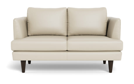 Skyline Leather Loveseat-Leather Sofa-Tribeca Cream Leather-MAK Modern