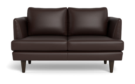 Skyline Leather Loveseat-Leather Sofa-Tribeca Espresso Leather-MAK Modern