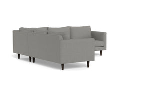 Maverick Corner Sectional-Fabric Sectional-Alley Pepper-MAK Modern