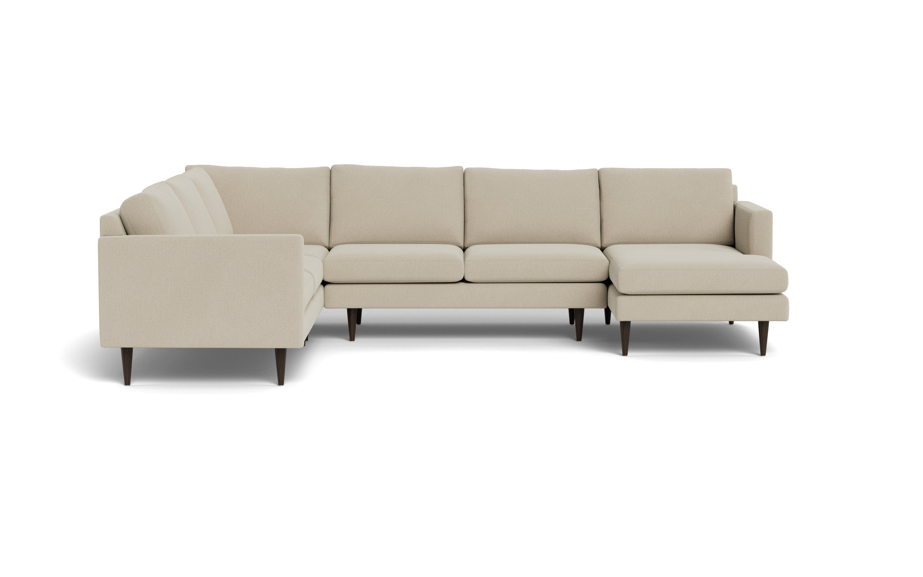 Maverick Corner Sectional With Right Chaise-Fabric Sectional-Curious Pearl-MAK Modern