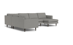 Maverick Corner Sectional With Right Chaise-Fabric Sectional-Alley Pepper-MAK Modern