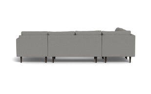 Maverick Corner Sectional With Right Chaise-Fabric Sectional-Alley Pepper-MAK Modern