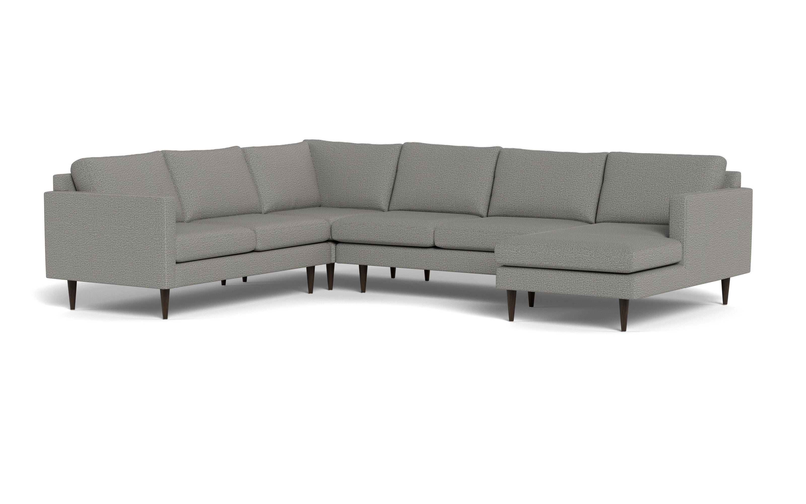 Maverick Corner Sectional With Right Chaise-Fabric Sectional-Alley Pepper-MAK Modern