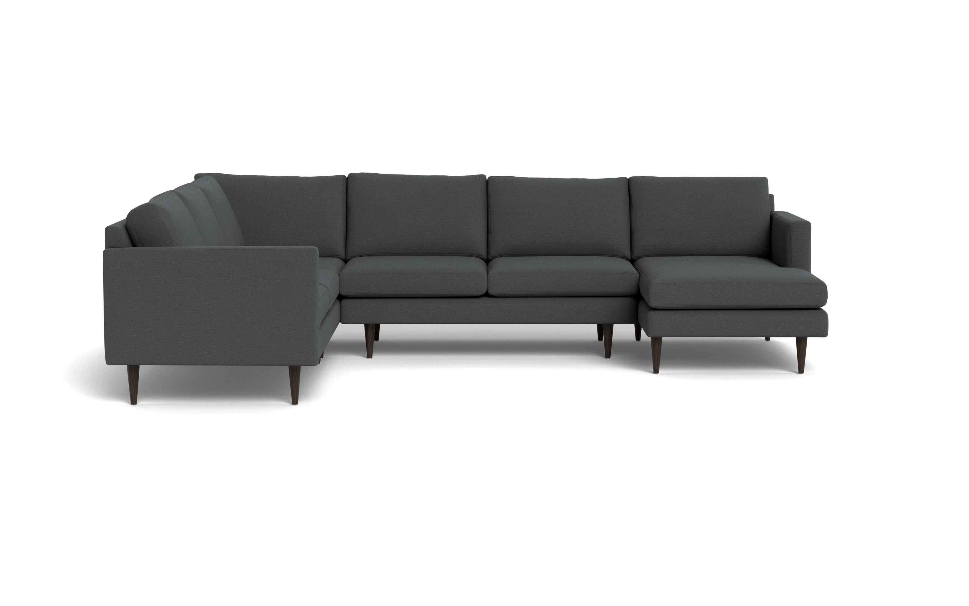 Maverick Corner Sectional With Right Chaise-Fabric Sectional-Peyton Pepper-MAK Modern