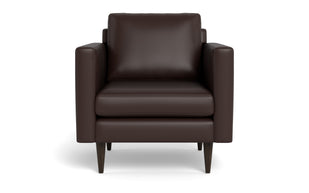 Maverick Leather Arm Chair-Fabric Sectional-Tribeca Espresso Leather-MAK Modern