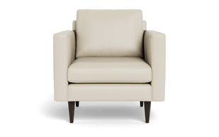 Maverick Leather Arm Chair-Fabric Sectional-Tribeca Cream Leather-MAK Modern