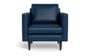 Maverick Leather Arm Chair-Fabric Sectional-Tribeca Cobalt-MAK Modern