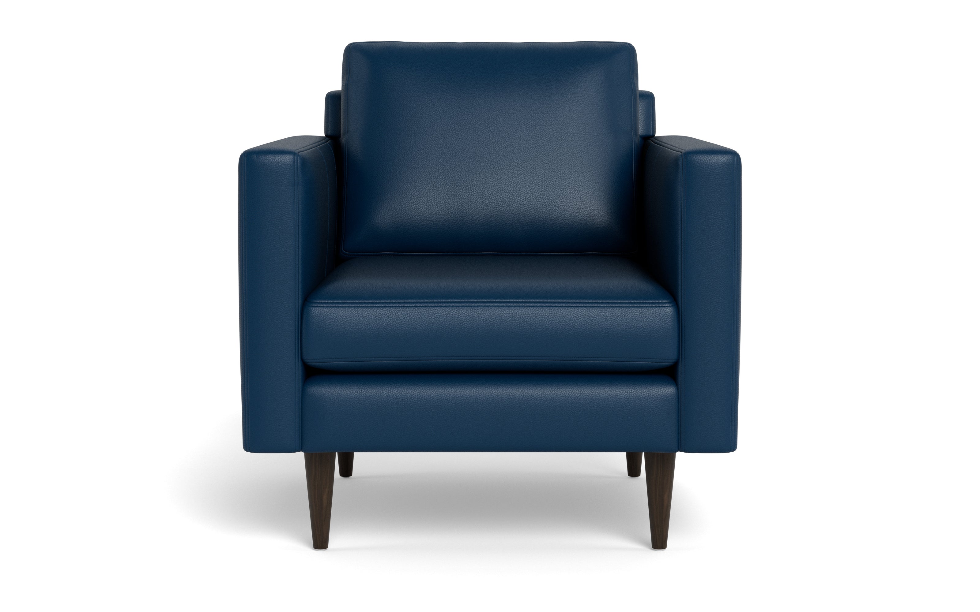 Maverick Leather Arm Chair-Fabric Sectional-Tribeca Cobalt-MAK Modern