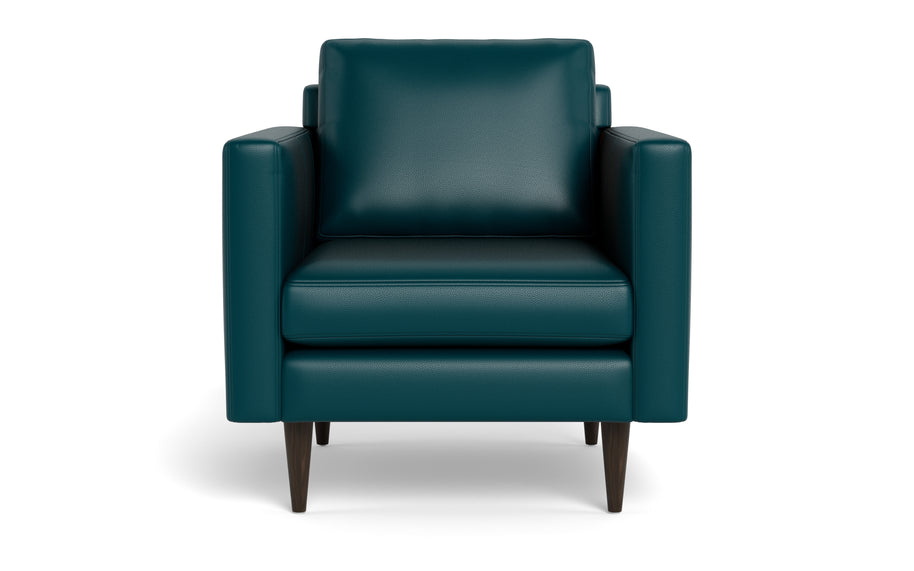 Maverick Leather Arm Chair-Fabric Sectional-Tribeca Lagoon-MAK Modern