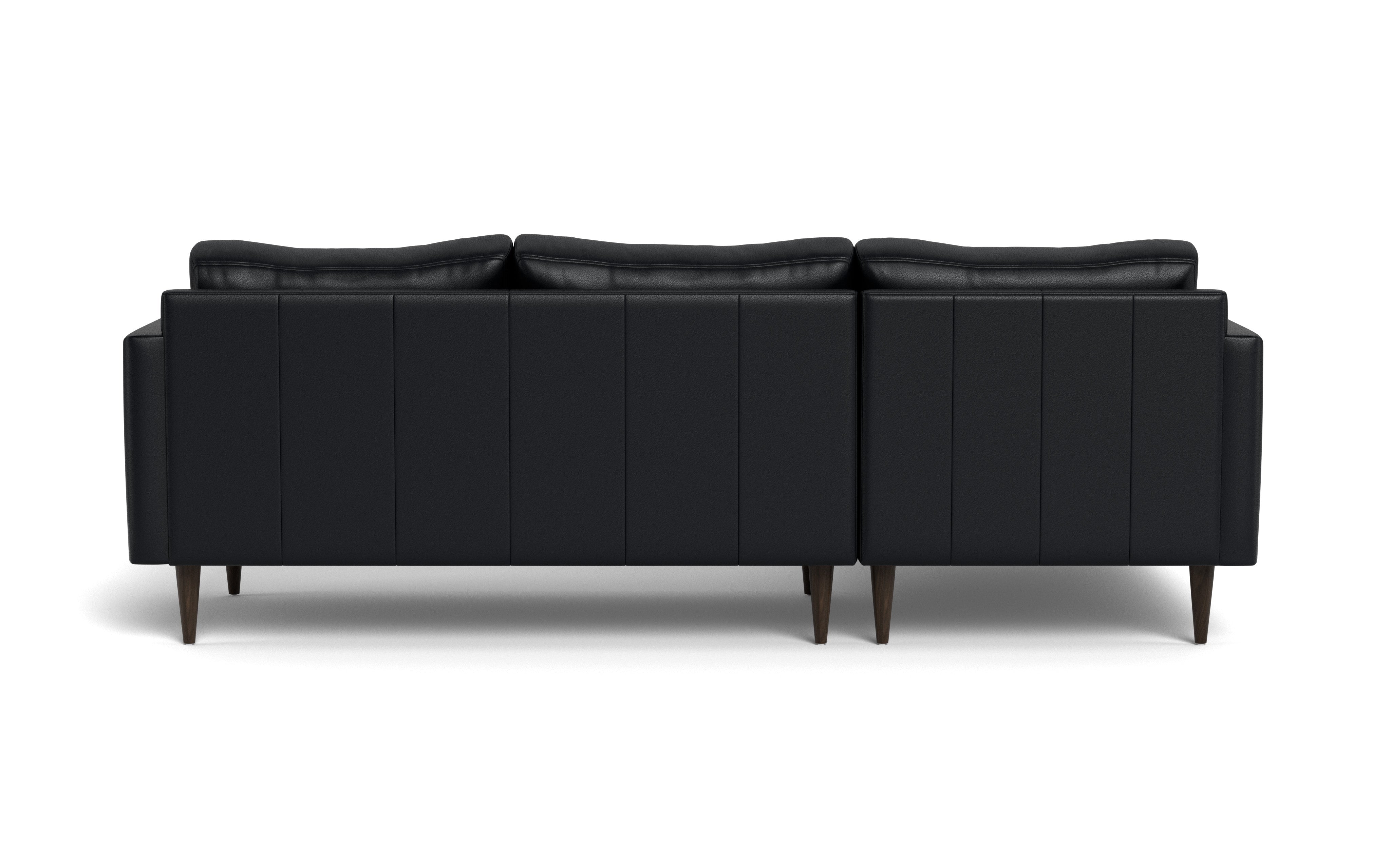 Maverick Leather Left Chaise Sectional